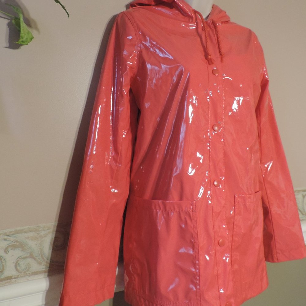 shiny raincoat